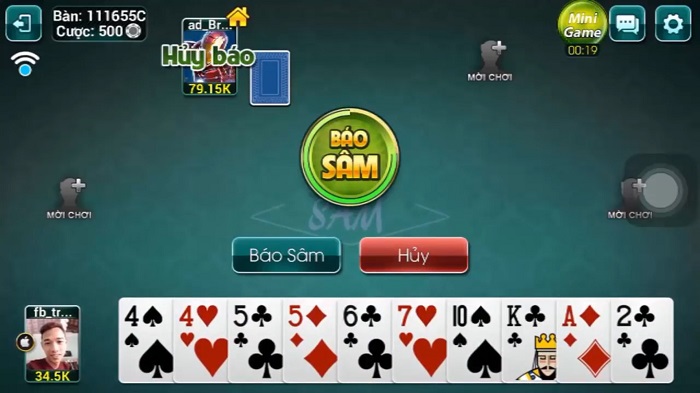 Sâm lốc là game bài hấp dẫn